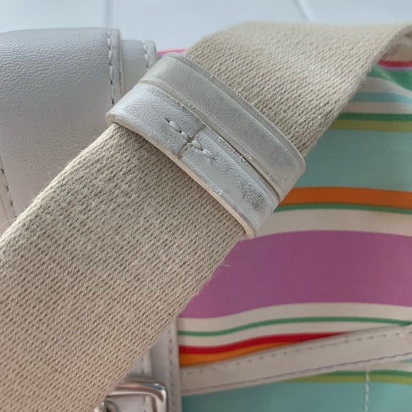 Multicolor striped Coach purse - Picture 5 of 8